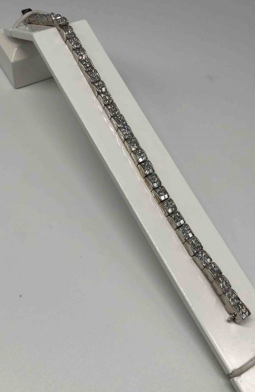 14 KT White Gold Diamond Bracelet