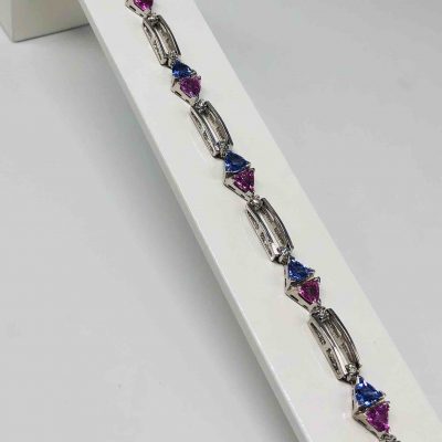 Women's Pink Sapphire Bracelets