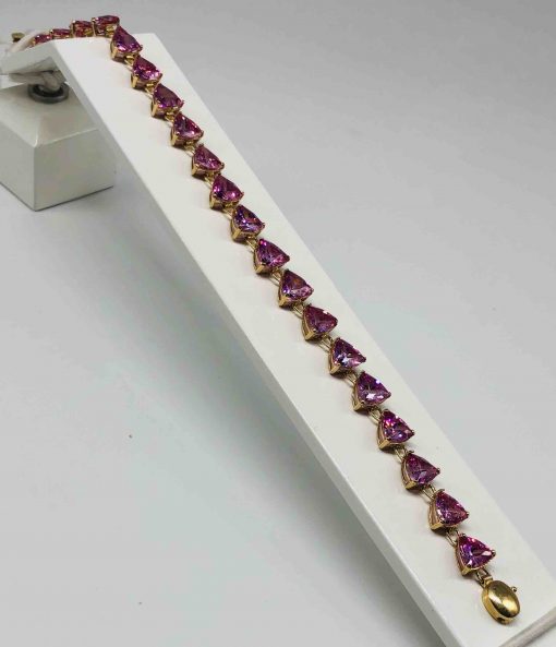 Pink Topaz Bracelet