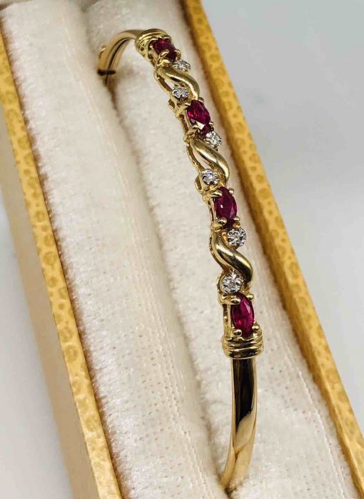 Thin Ruby Bangle