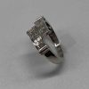 Two Overlapping Rectangles Diamond Ring - Image 3
