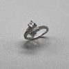 overlapping squares Diamond Ring