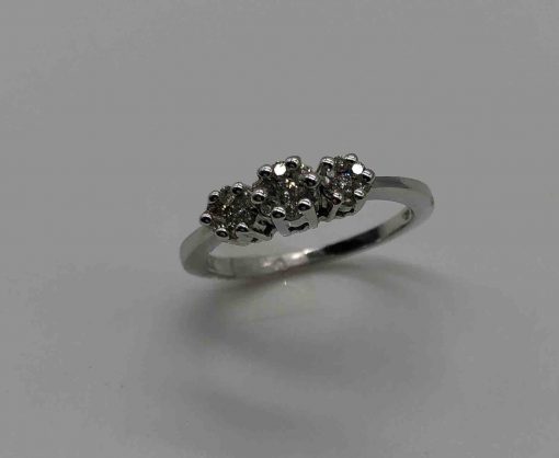 3 diamond flowers ring - Image 3