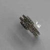White Gold Square With Invisible Set Diamonds - Image 3