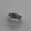 White Gold Square With Invisible Set Diamonds - Image 4