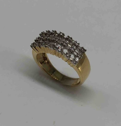 Band With Diamonds And Baguettes - Image 5