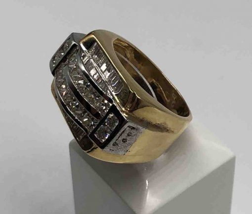 2 Tone Diamond Ring - Image 3