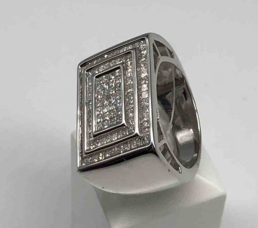 White Gold Diamond Ring - Image 3