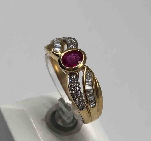 Oval Ruby Ring