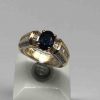 High Set Oval Sapphires Ring - Image 2