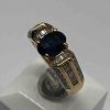 High Set Oval Sapphires Ring