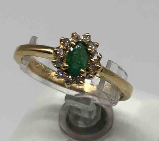 Lady Di Emerald Ring (SOLD) - Image 2