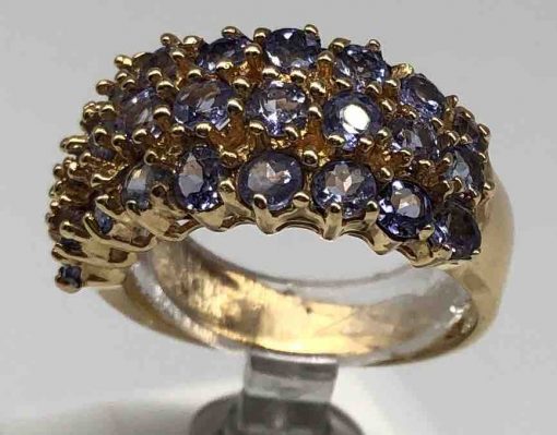 3 Rows Of Tanzanite Ring - Image 3
