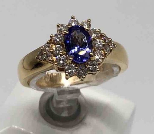 Lady Di Ring With Tanzanite - Image 2