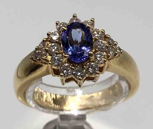 Lady Di Ring With Tanzanite