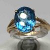 Oval Blue Topaz Ring - Image 2