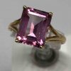 Medium Rectangular Pink Topaz - Image 4