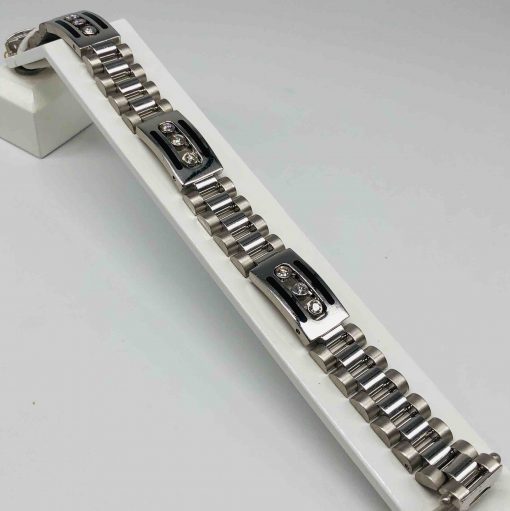 14 KT White Gold Diamond Bracelet