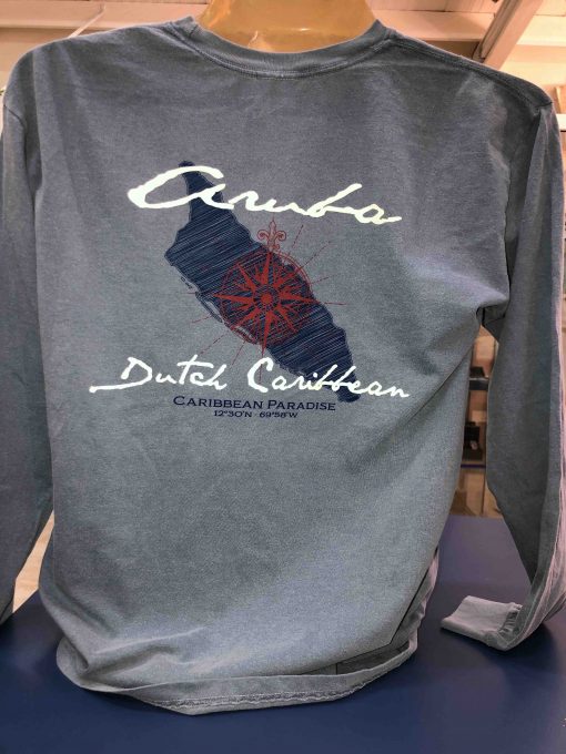 Compass Map (Scribe) Long Sleeve (Blue Jean)