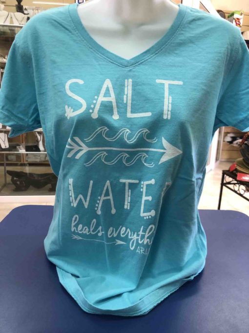 Salt water heals (Lagoon blue)