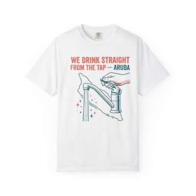 Aruba 'We Drink Straight From The Tap' Graphic T‑Shirt