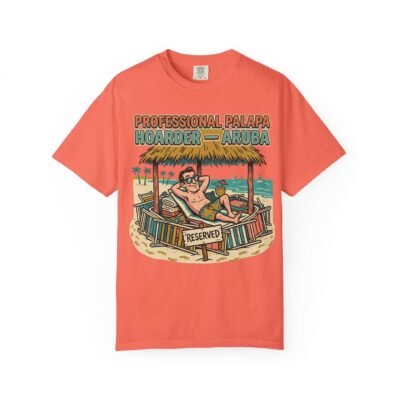 Professional Palapa Hoarder Aruba T-Shirt — Beach Vacation Resort Tee