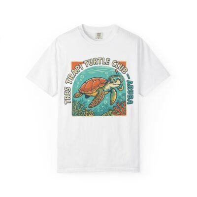 Sea Turtle Club T‑Shirt — 'Tres Trapi Turtle Club Aruba' Retro Ocean Graphic Tee